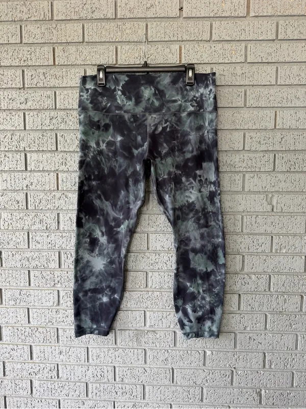 Lululemon Align High-Rise Pant 25" Diamond Dye Blue Grey Size 16 - Image 3