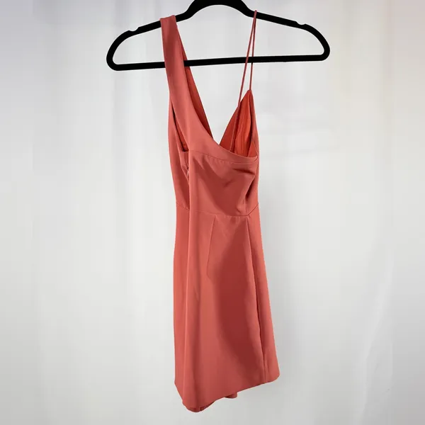Revolve x NBD Bracken Asymmetrical Dress in Rust‎ Size XXS - Image 5
