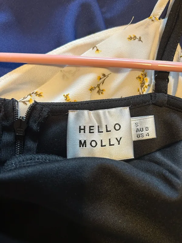 Hello Molly Black Midi Cocktail Dress - Image 2