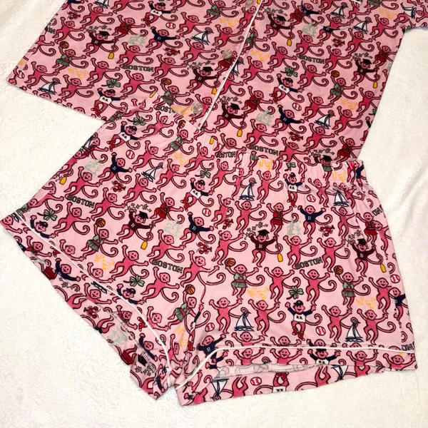 Roller Rabbit EXCLUSIVE LIMITED EDITION Boston Massachusetts Polo Pajama Set size XS - Image 5