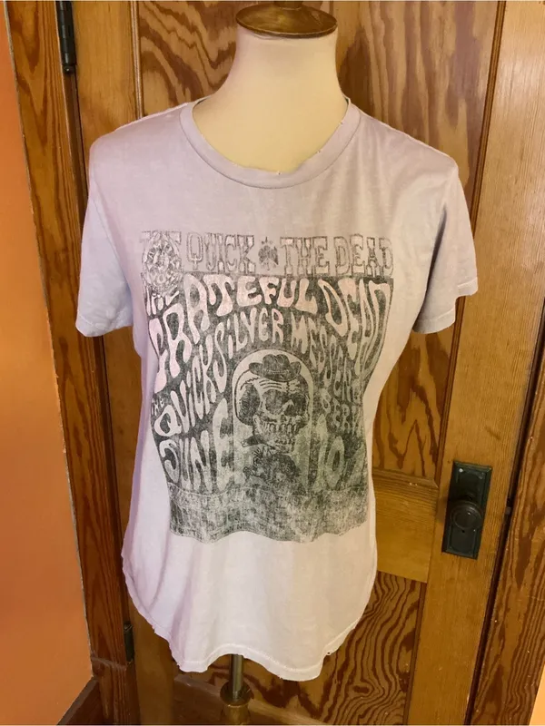 Family Dog Life Clothing Compilation Grateful Dead Skeleton Graphic T-Shirt - Image 7