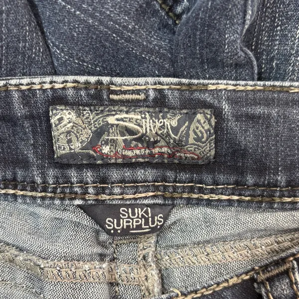 Silver Jeans Suki Surplus Women's Dark Wash Mid Rise Bootcut Denim Jeans Size 29x32 - Image 3