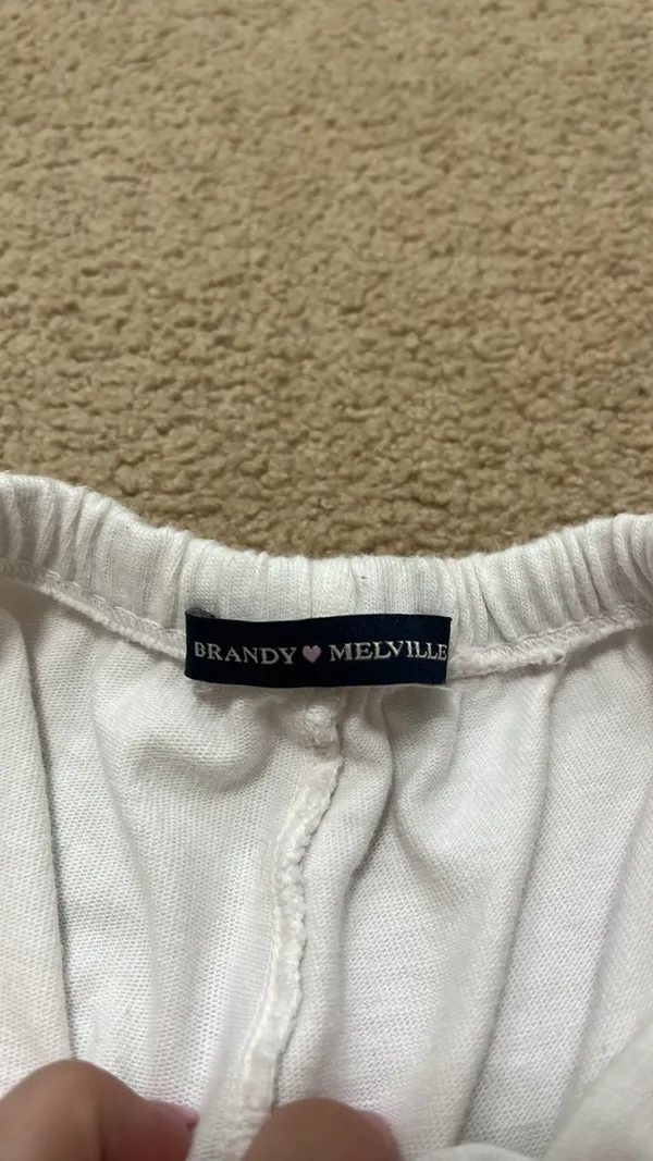 White Brandy Melville Pants - Image 2