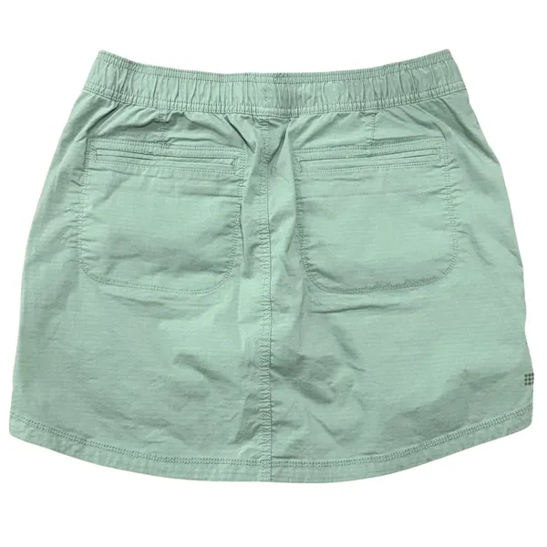 Title Nine Women Sage Green Ripstop Hiking Golf Skort Small Drawstring Pockets - Image 2