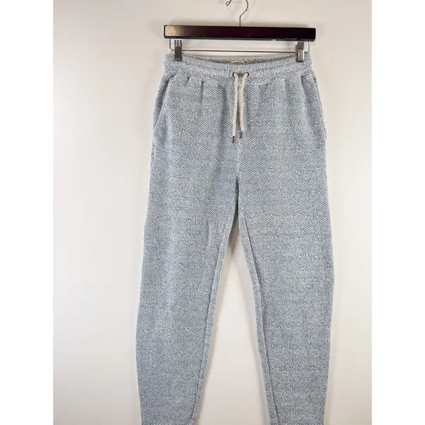 Faherty Womens Pants Blue Seabrook Relaxed Jogger Knit Classic Small - Image 5