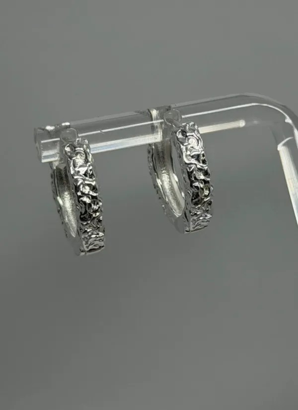 925 Sterling Silver Earrings Hoop - Image 10