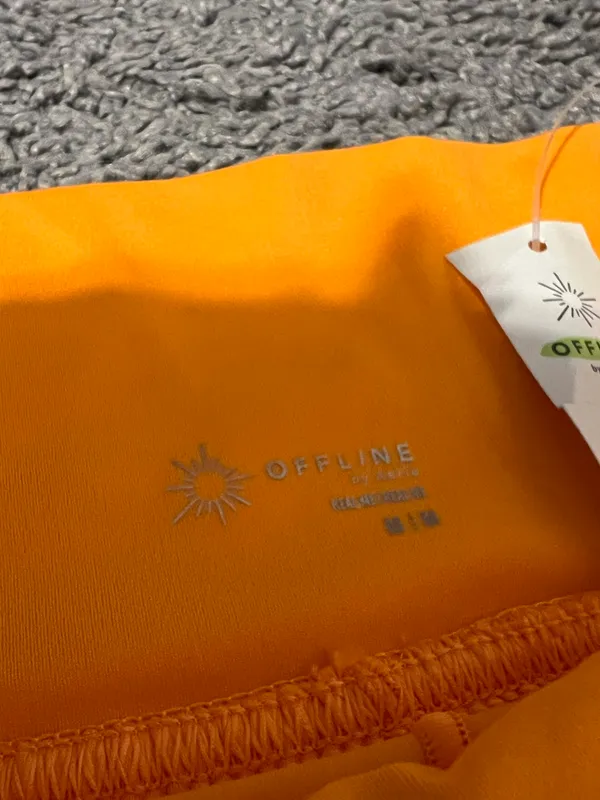 Aerie Orange Athletic Skirt - Image 3