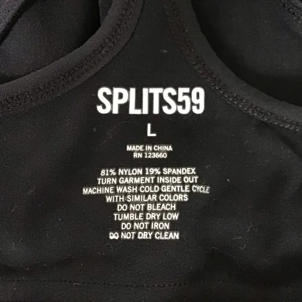 Splits59 Women Black Airweight‎ Jumpsuit Size L - Image 4