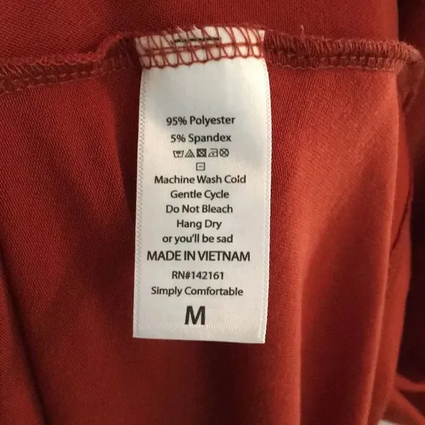 LuLaRoe orange M travelcore lounge Carly Swing Dress - Image 2