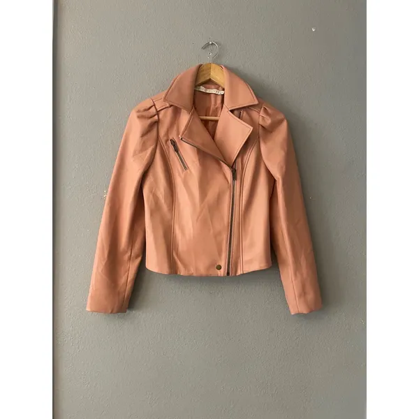 Marie‎ Oliver Faux Leather Moto Jacket - Image 5