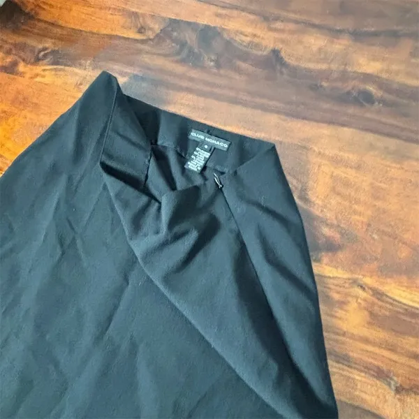 Club Monaco Women's Black‎ Pencil Skirt Size 0 Knee Length Workwear - Image 3