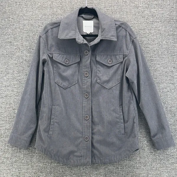 Avec Les Filles Corduroy‎ Jacket Gray Small - Image 11