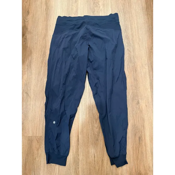 Lululemon dance studio Jogger Navy Blue Running Pants Size‎ 14 - Image 2
