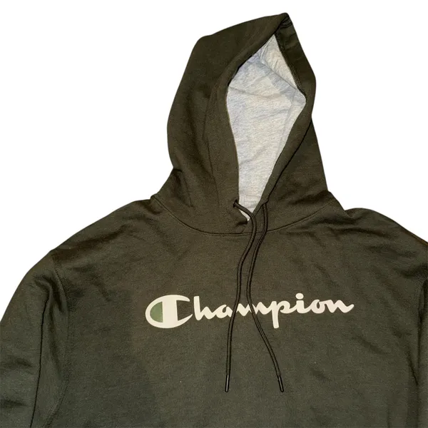 Powerblend Champion Olive green Hoodie - Image 2