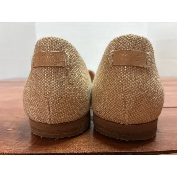 Tom’s Jutti D'Orsay Tan Almond Toe Flats - Size 6 - Image 8