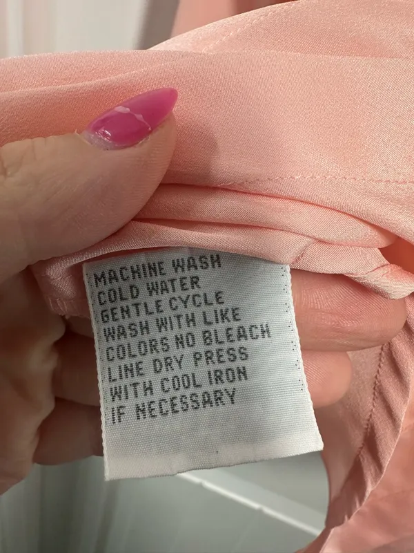Christian Dior Vintage Pink Secretary Pleated Blouse - Image 4