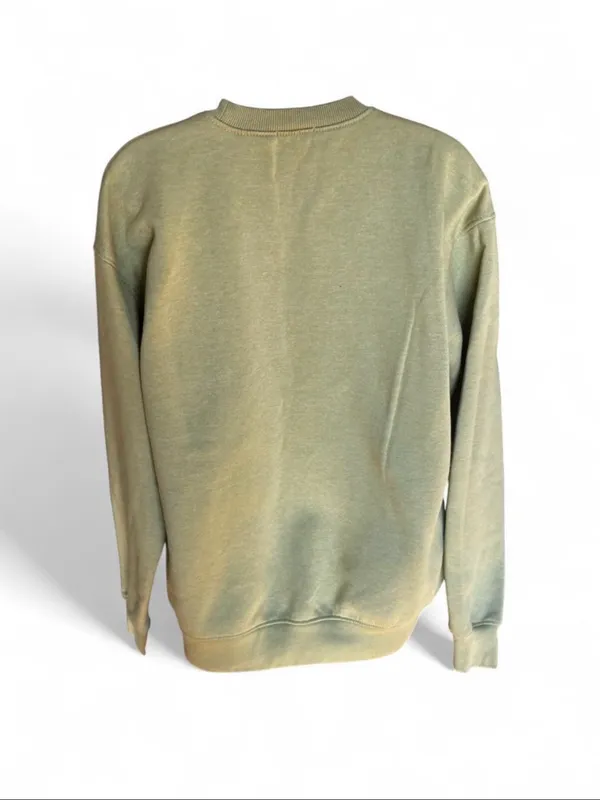 Nasty Gal Olive Green Crewneck Sweatshirt - Image 4