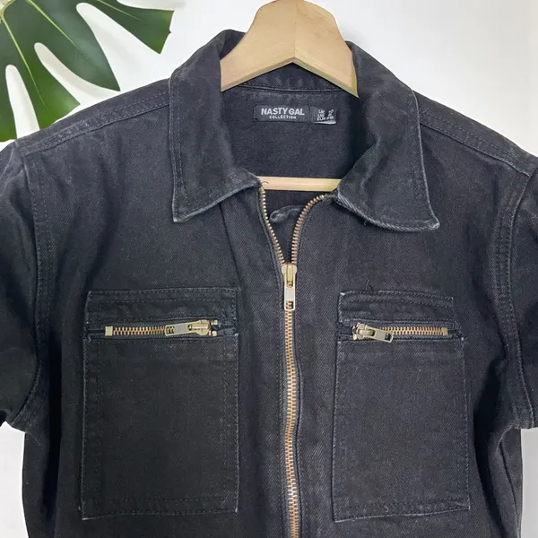 Nasty Gal Denim Boilersuit | Utility Jumpsuit - Image 9