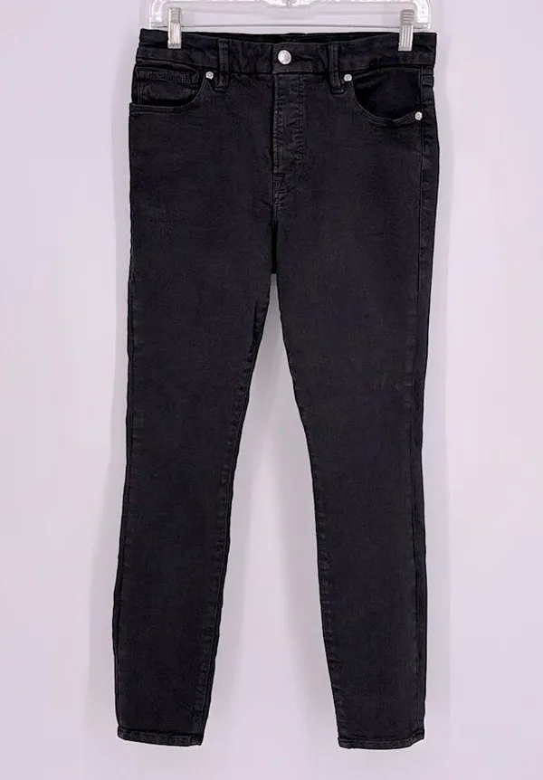 Good American Good Legs Skinny Jeans Women’s Size 8 in Black - Image 3