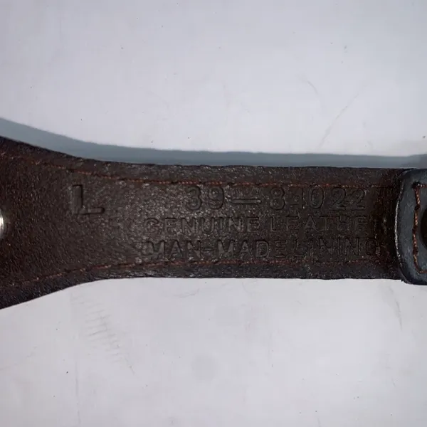 Southwestern Silver Medallion Brown Genuine Leather Country Belt 39" L - Image 7