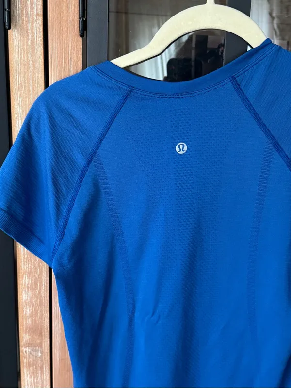 Lululemon Swiftly Tech Short Sleeve tee 2.0 Wild Bluebell cerulean workout top - Image 7
