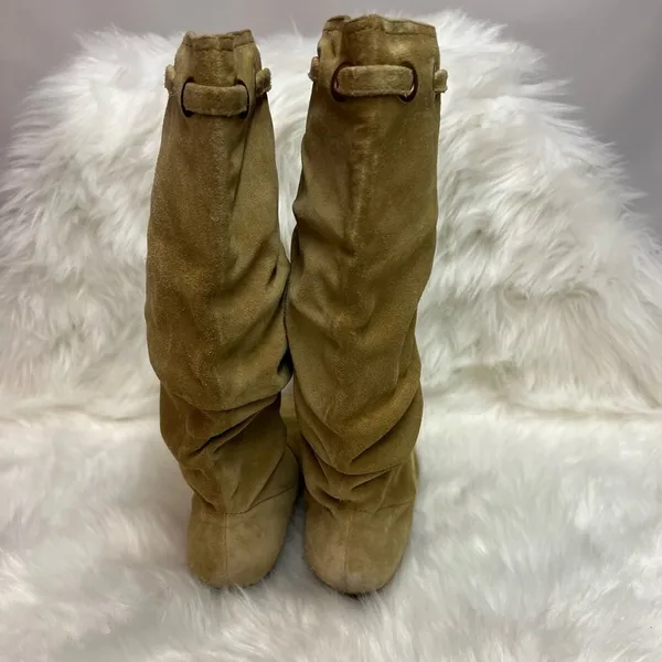 Arturo Chiang Slouch Boots Size‎ 8 Suede BIN 18 - Image 5