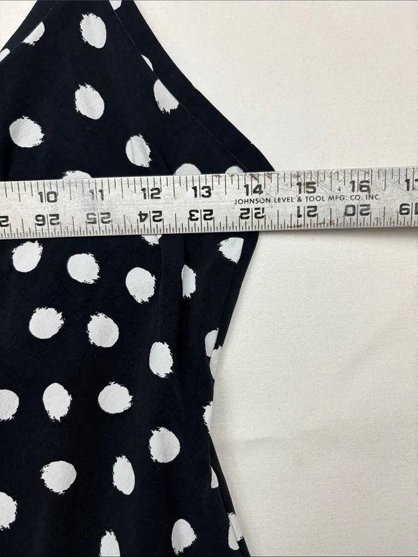 Outdoor Voices size XS Black Tank dress White Polka Dots athletic cute - Image 7