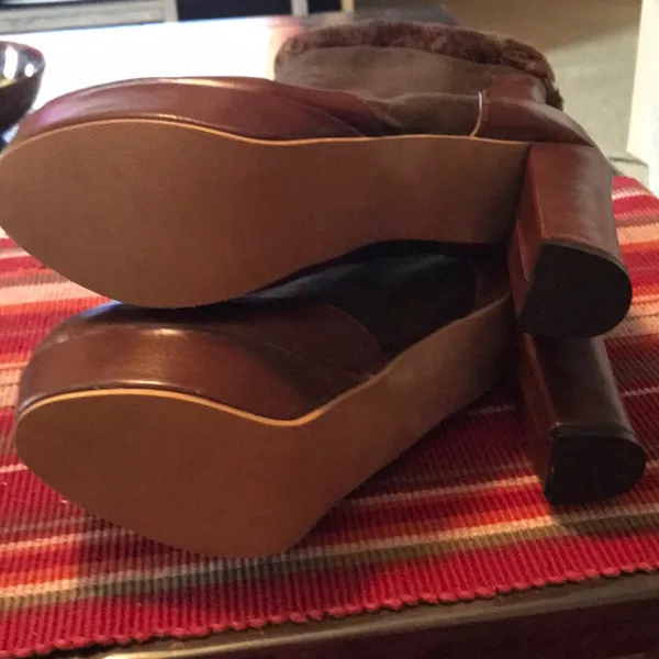 Boots Brown Size 10 - Image 7