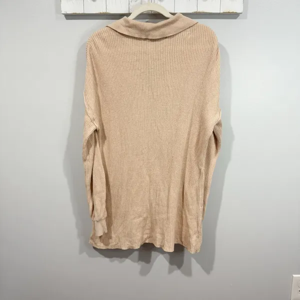 Free People Beach Picnic Mini Sweater Dress Natural Size S - Image 4