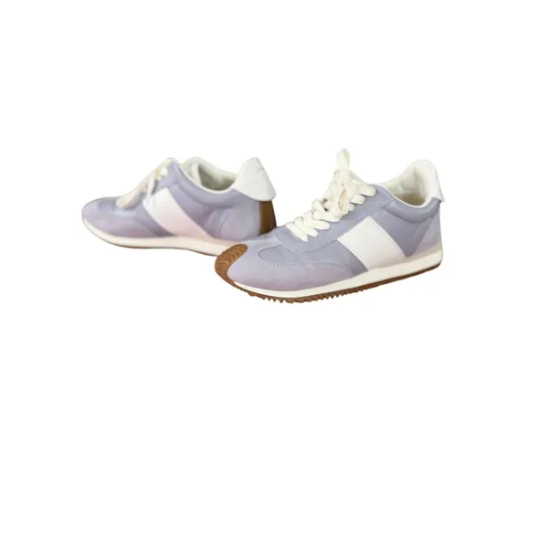 J/Slides NYC Lavender Retro Sneakers Women's 7.5 Gum Sole Mixed Media - Image 5