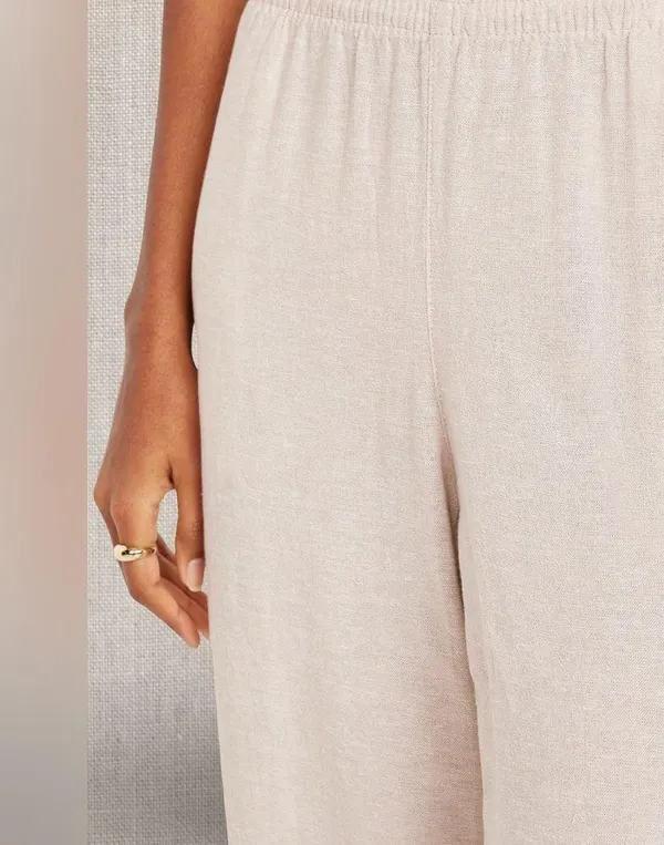 NWTS💓GAP OLD NAVY XL💓LINEN WIDE LEGGED PANTS SIDE AND BACK POCKETS - Image 6