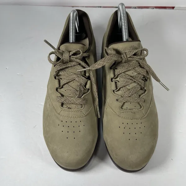 SAS Mephisto Free Time Women's Shoes Size 8 M Taupe Nubuck Leather Walking - Image 4