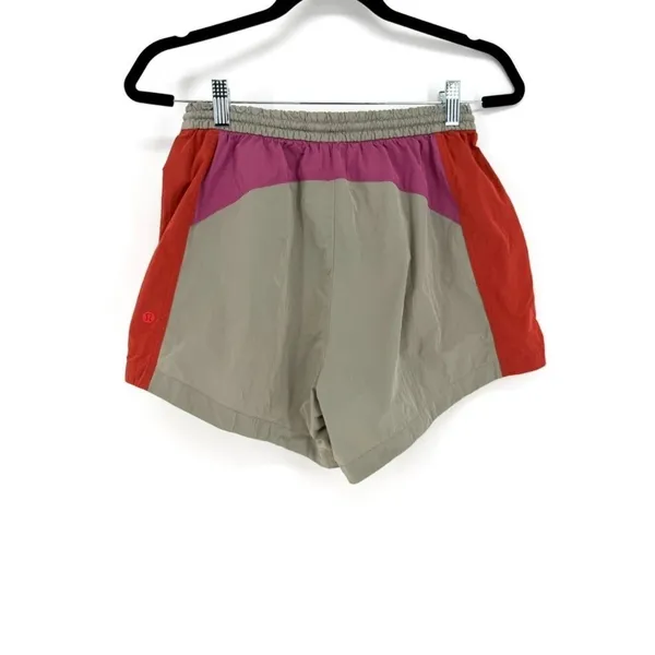 Lululemon Evergreen High Rise 4.5 Colorblock Shorts Hiking Running Gorpcore - Image 5