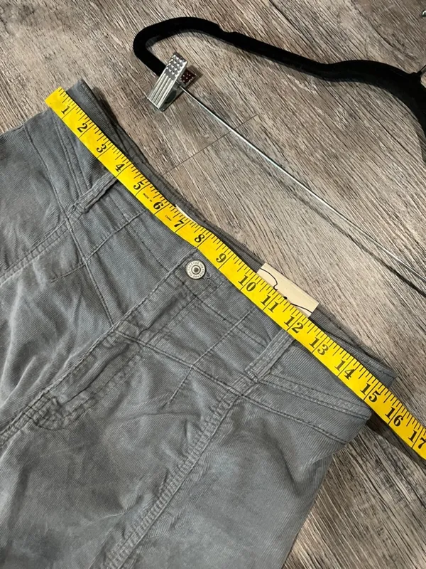 Free People NWT We The Free Libre Cord Wide-Leg Jeans Mockingbird - Image 8
