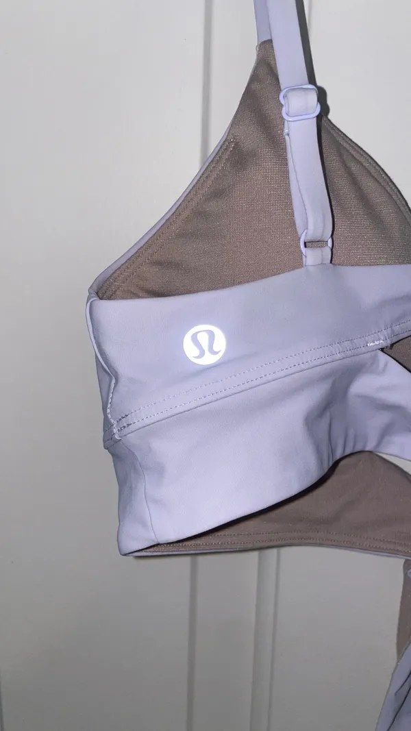 Lululemon Sports Bra Light Blue 4  - Image 4