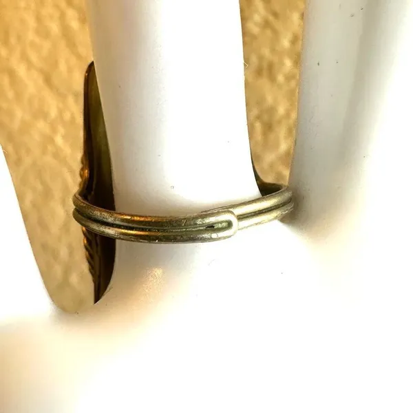 Blue and silver tone cocktail ring - Image 6
