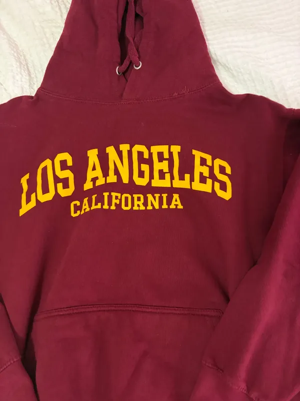 Los Angeles sweatshirt Red Size XS - Image 2