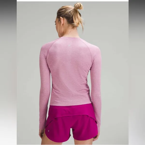 NWT Lululemon Swiftly Tech LS Shirt 2.0 *Race Length / Pink Peony / Velvet Dust - Image 2