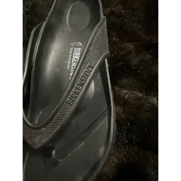 Birkenstock Honolulu EVA Thong Sandal black shoes 39 8.5 comfort - Image 3