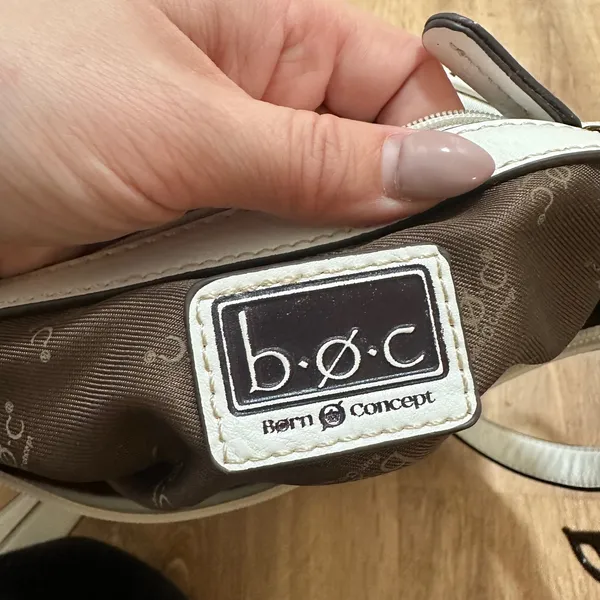 B.O.C. Born‎ Concept | White Woven Straw Mixed Media Cream Boho Crossbody Bag - Image 10
