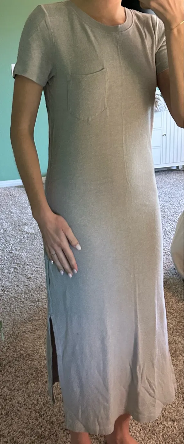 Outerknown Long Grey Dress - Image 4