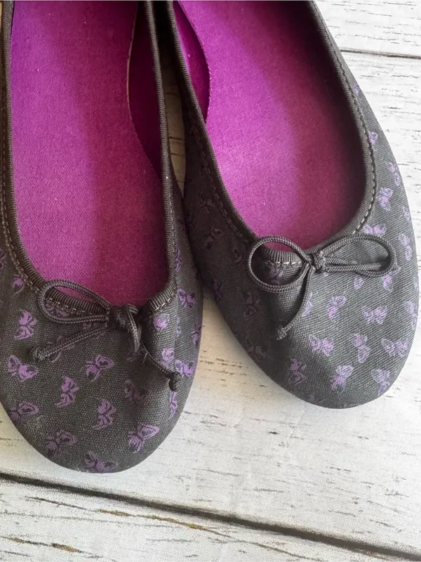 GAP Women's   Ballet Flats with Purple Lining And Pattern Sz 8 - Image 7
