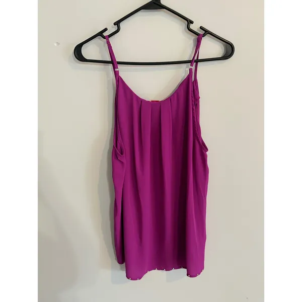 Pixley Purple Cami‎ Top Sleeveless Studded Detail Casual Blouse XL - Image 4