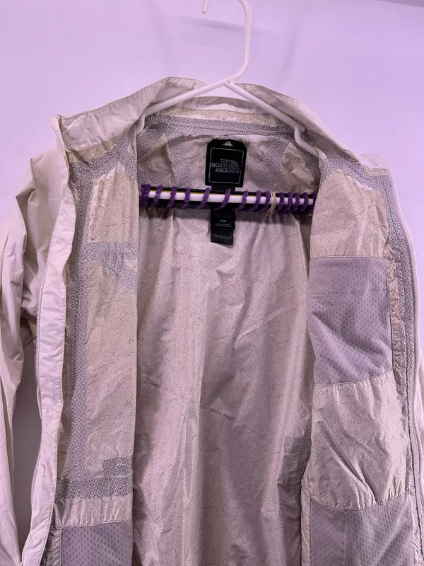 The North Face White Windbreaker Jacket Size Medium  - Image 8