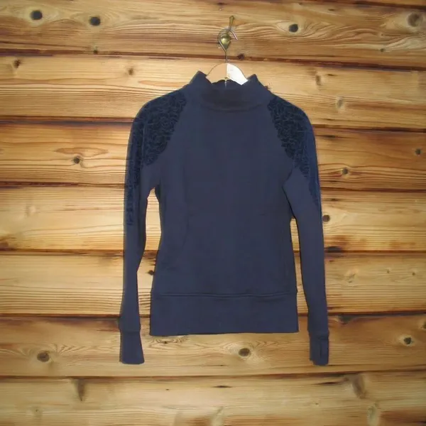 Lululemon Floral Flocked Sweatshirt  - Image 5