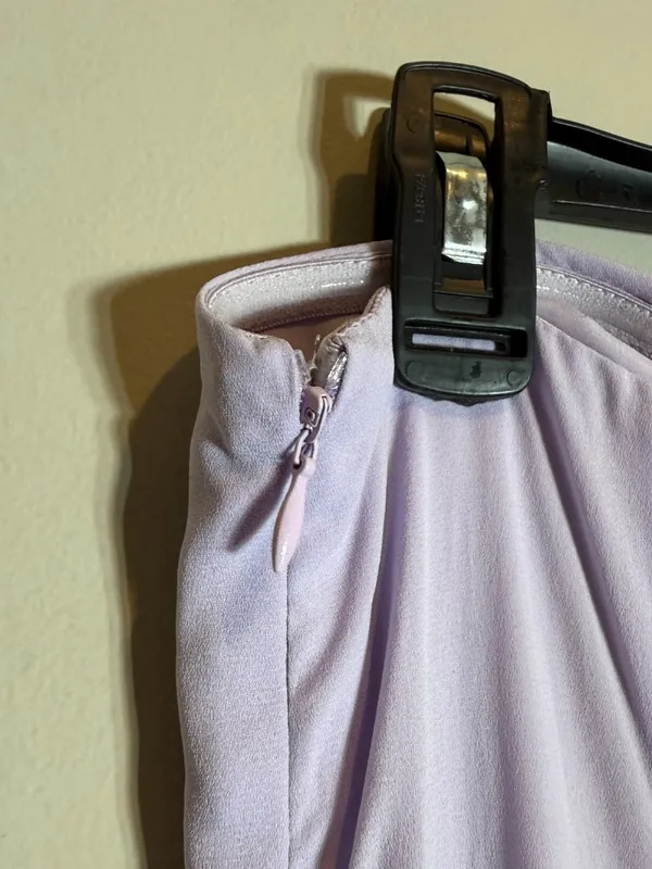 Peppermayo Firefly Maxi Dress Womens 6 Lilac Purple Ruffles Slit Fairy Party NWT - Image 12