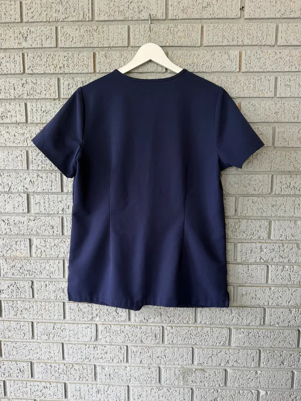 Figs Casma Scrub Top Navy Blue Size Small - Image 4