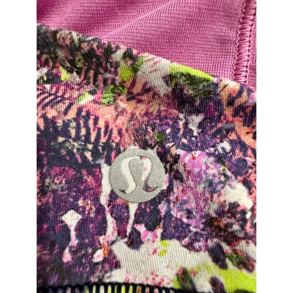 Lululemon Free To Be Bra Wild Floral Abstract Strappy Back Sports Bra Size 6‎ - Image 4