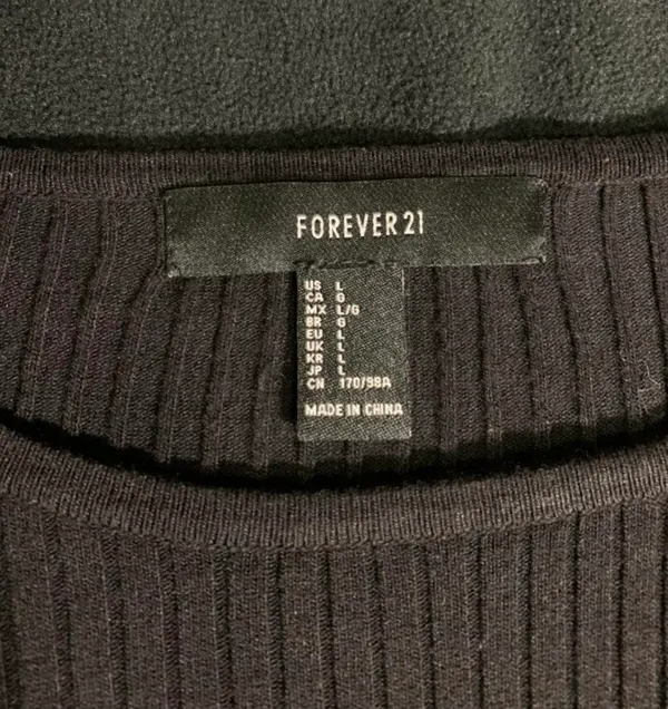 Forever 21 Lace-Up Long Sleeve Top - Image 4