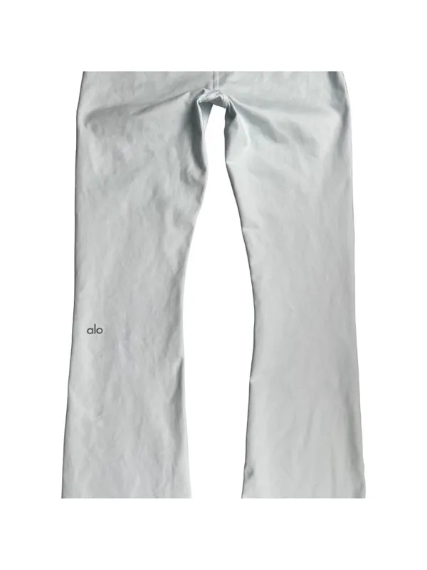 Alo Yoga High-Waist Airlift Flare Leggings White Size Small - Image 6